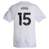 Manchester United Yoro 15 Venkovní 2025-26 - Fotbalové Dresy (S/S) Manchester United Yoro 15 Venkovní 2025-26 - Fotbalové Dresy (S/S)